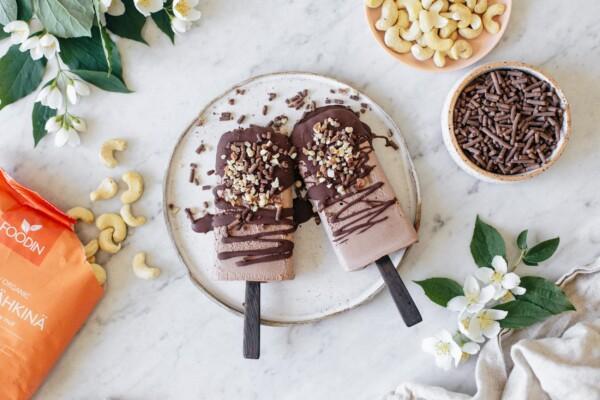 suklaajäätelöt maidottomat