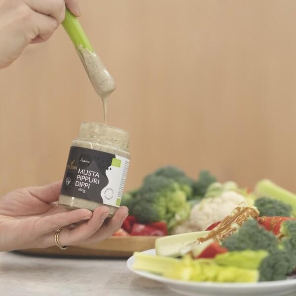 dippikastikkeet mustapippuri hyvä arki