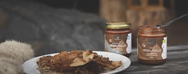 herkutella banner sokeroimaton ja luomu