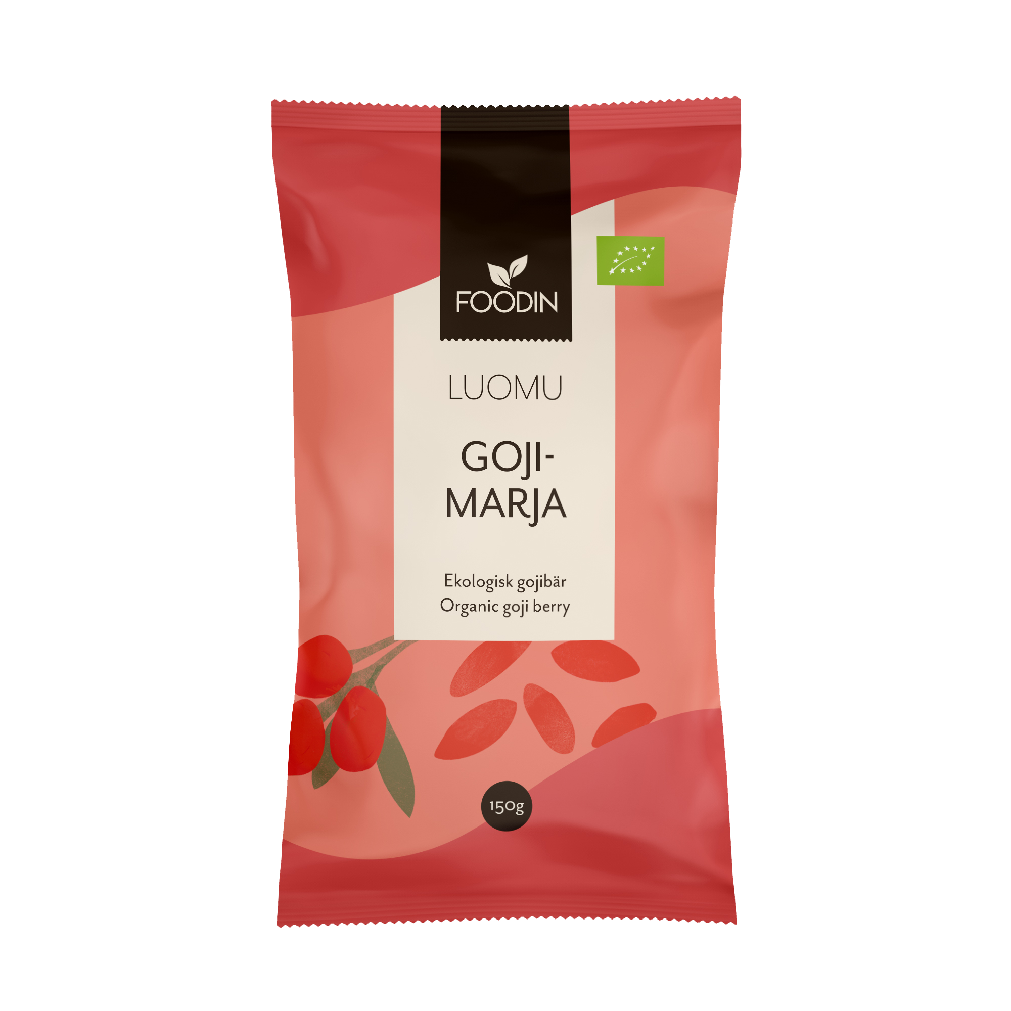 Foodin Goji-marja, luomu 150 g pakkaus