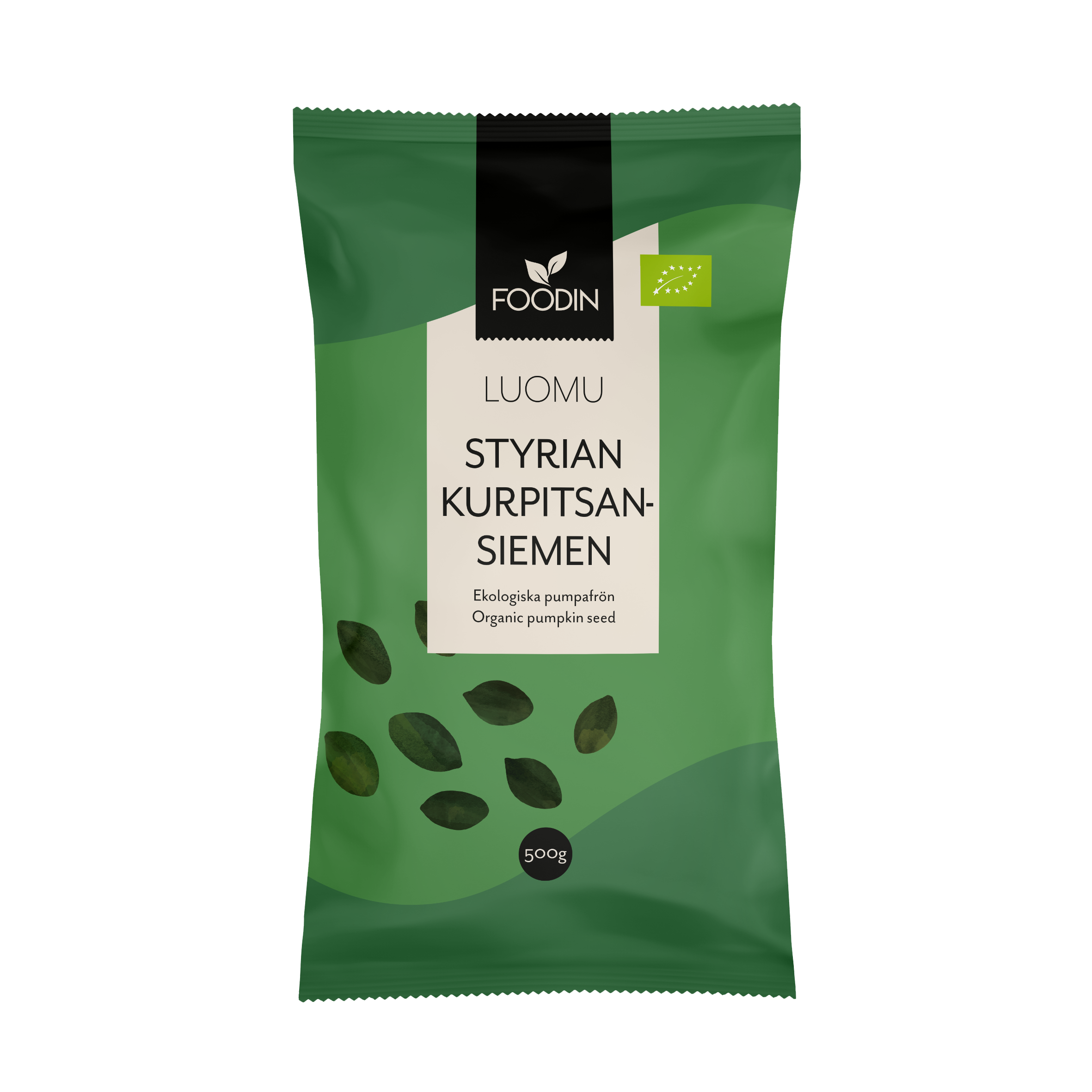 kurpitsansiemen 500g siemenet