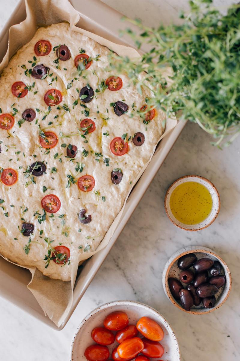 gluteeniton focaccia