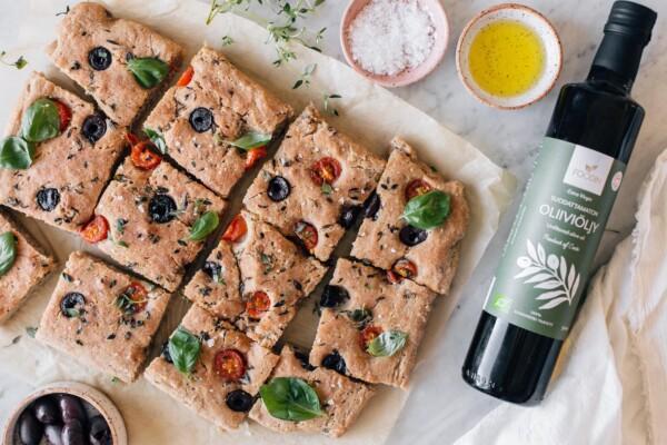gluteeniton focaccia