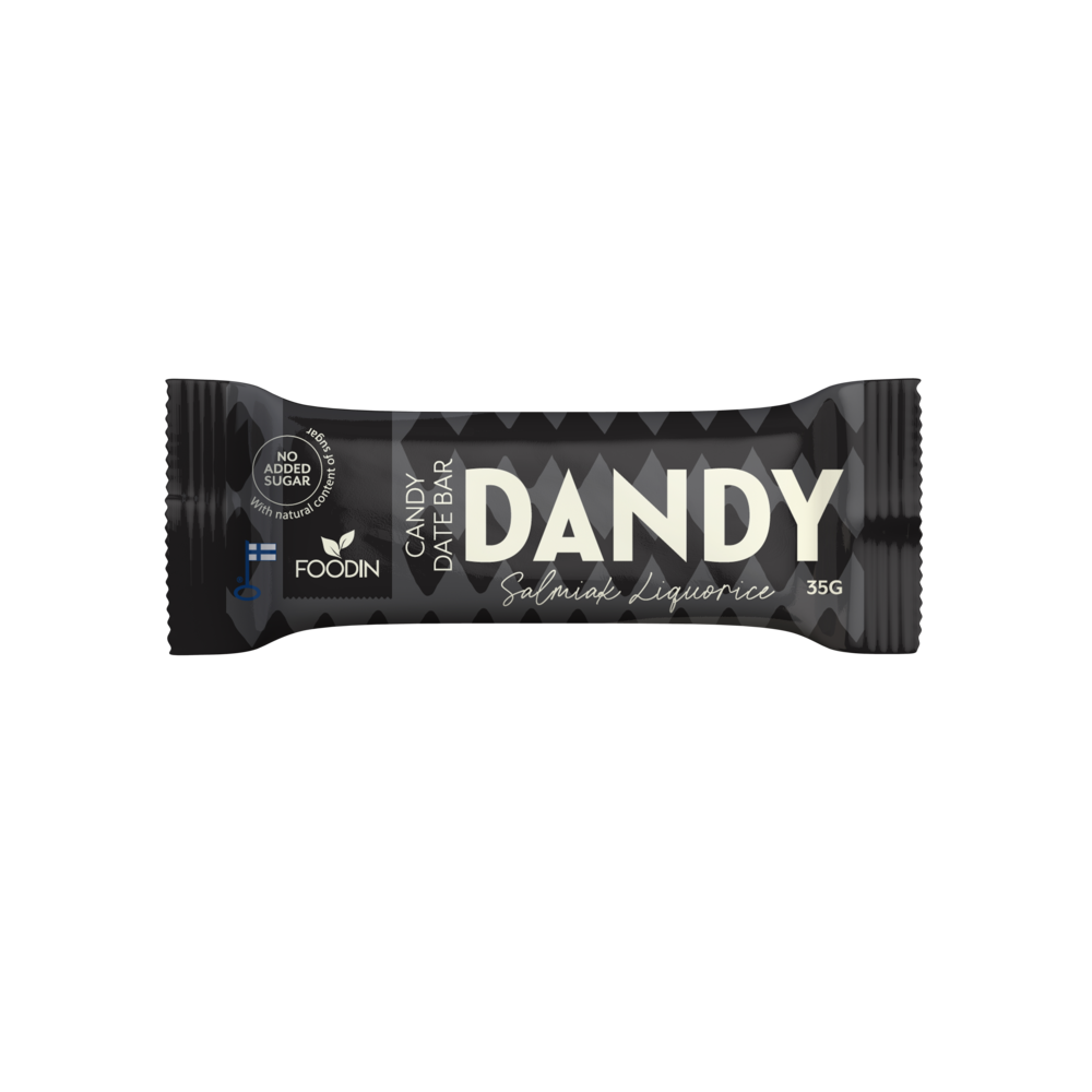 Dandy Candy Date Bar Salmiak Liquorice patukka